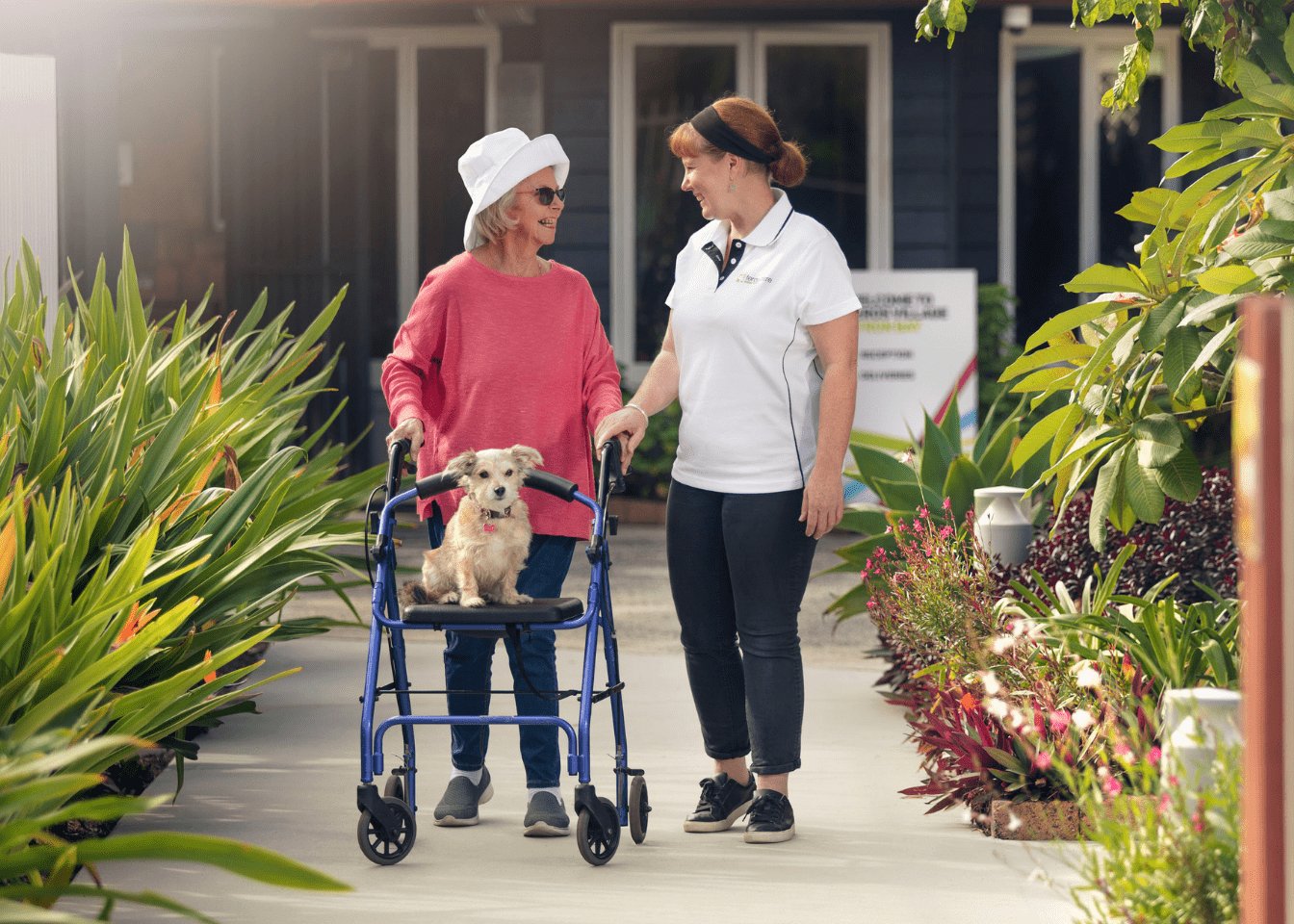 Pet therapy at Feros Care residential village