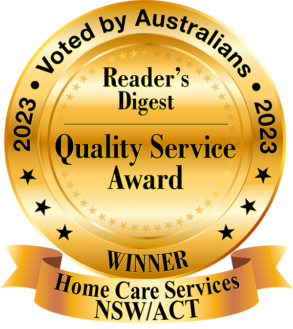Reader's Digest 2023 Home Care Services NSW/ACT Quality Service Award