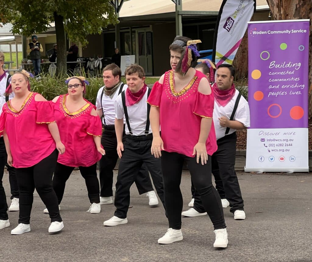 A group of dancers performing at the Accessible Sports and Recreation Expo
