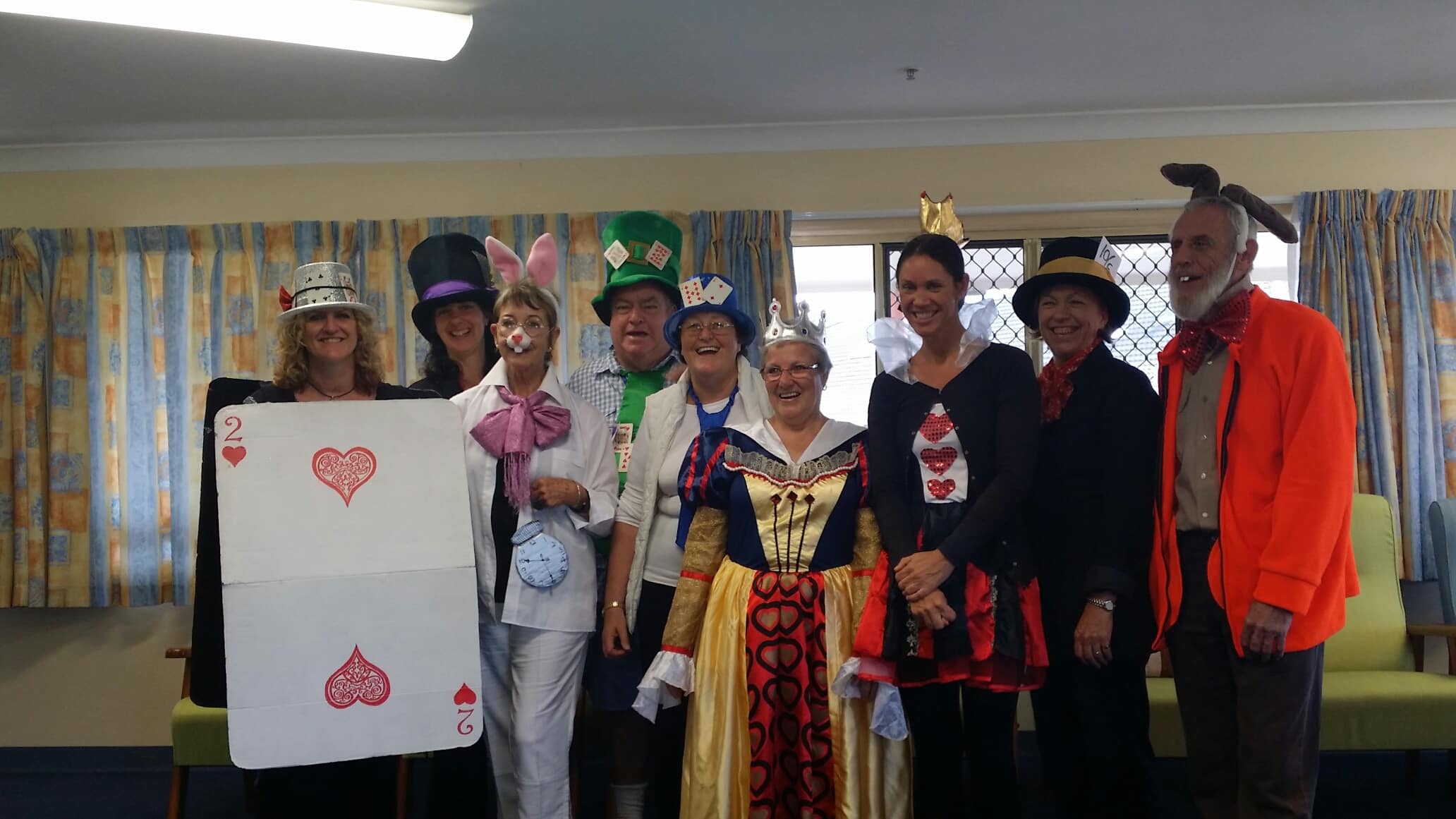 Madder Hatters party at aged care home