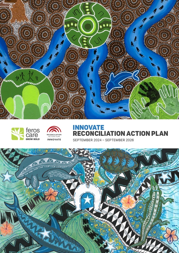 Cover of Feros Care's Innovation Reconciliation Action Plan